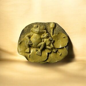 Charming Frog Wall Art in yellow